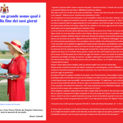 L'AQUILA - AL MIO AMICO UNICO PIU' SINCERO E ADORABILE: N.H. "VENANZIO SECONDO" (MIO PADRE)