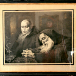 Ventre e Cuore - tecnica a carboncino