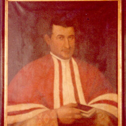 Ritratto Cardinale di Famiglia (lato Bisnonna paterna) - olio su tela (riproduzione)