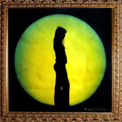 Nell'Occhio del Ciclone
cm 65x65 - olio su tela
(produzione propria)(1988)