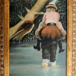 "All'Unisono", 1992
cm 29x41 - olio su paniforte