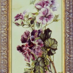 Gerani - olio su paniforte
(produzione propria)