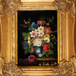 "Primavera" 1997 n°1 - Olio su paniforte cm 13x18