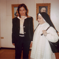 26/04/2003 - 10/05/2003 Foggia Settore Cultura "Arte Break" esposizione delle mie Opere in Pittura presso il Palazzetto del Museo Civico di Foggia. Responsabile di Locandina d'Arte della Regione Lazio. Premiata dal Sindaco di Foggia Sen.Avv. Paolo Agostinacchio con targa a rilievo del Palazzetto del Museo Civico della Città di Foggia (per l'Arte della solidarietà). Ospiti d'onore: Autorità della provincia di Foggia, del Vaticano e Profesori Universitari degli Studi e Ricerca sulla Genesi Presente il Frate G. Saldutto Priore di Padre Pio