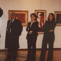 26/04/2003 - 10/05/2003 Foggia Settore Cultura "Arte Break" esposizione delle mie Opere in Pittura presso il Palazzetto del Museo Civico di Foggia. Responsabile di Locandina d'Arte della Regione Lazio. Premiata dal Sindaco di Foggia Sen.Avv. Paolo Agostinacchio con targa a rilievo del Palazzetto del Museo Civico della Città di Foggia (per l'Arte della solidarietà). Ospiti d'onore: Autorità della provincia di Foggia, del Vaticano e Profesori Universitari degli Studi e Ricerca sulla Genesi Presente il Frate G. Saldutto Priore di Padre Pio