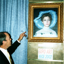 Expò Art. Nice. Rassegna dell'Esposizione Italiana in Costa Azzurra. 22 settembre - 2 ottobre 2002. Critico d'Arte di Nizza Gerard Argelier