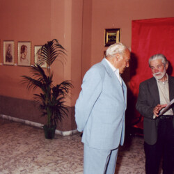 L'Aquila dal 23 al 29 di agosto 2002 mostra personale di pittura ad olio, matita, con tè e acquerello con il titolo "L'ANUMUS E L'ANIMA, GUARDANDO DENTRO"... "L'Aquila nel mio ricordo"
Presso il Ridotto del Teatro Stabile Comunale del L'Aquila inaugurata da Gianpiero Linardi critico d'Arte di Roma. Richiesta dalla popolazione locale la proroga della mostra tramite i quotidiani: Il Centro, Il Tempo, Il Messaggero.