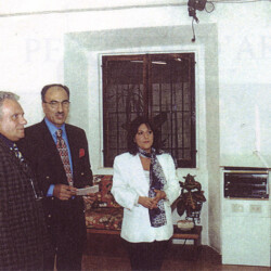 Principe d'Egitto, Ambasciatore traduttore, Nicolina Bianchi Direttore Artistico e Giornalista Forum Roma. 2002 Roma