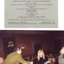 Premiazione Sala degli Angeli "Palazzo Barberini" Roma