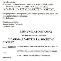 In memoria in danno dell'Istituto Morvillo Falcone di Brindisi e dei suoi allievi