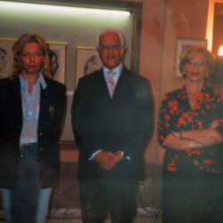 Sindaco Tempesta del Comune del L'Aquila e consorte