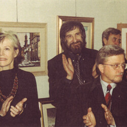 Timbro d'Autore, 10 in arte (Roma). L'Attore Remo Girone, Victoria Zinni, Giuseppe Giannantonio Critico d'Arte (Roma)