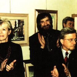 10 in Arte e Timbro d'Autore (Roma). L'Attore Remo Girone, Victoria Zinni, Giuseppe Giannantonio critico d'arte, Mario Conti Progetto Europeo