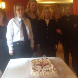 ROMA 26.02.2017 - CHIESA DELLA " TRINITA'" ELEVAZIONE A: " DAMA E CAVALIERI TEMPLARI FEDERICIANI" LA DUCHESSA "MARIA ASSUNTA dé FRASSINE" (CON LE SUE CONSORELLE E I SUOI CONFRATELLI)