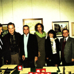 10 in Arte e Timbro d'Autore (Roma). L'Attore Remo Girone, Victoria Zinni, Dr. Nicolina Bianchi, Giuseppe Giannantonio Critico d'Arte. Dir. Borghini (Beni Culturale di Roma)