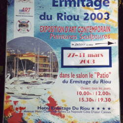 Manifesto d'Arte contemporanea 2003 - Cannes Francia