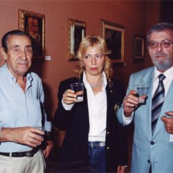 Dott. Giampiero Linardi Critico d'Arte di Roma. Inaugurazione della Mostra Pittoria: L'Animus e L'Anima - Guardando Dentro. Presso il Ridotto del Teatro Stabile Comunale di L'Aquila