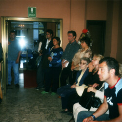 Assessore provinciale Ermanno Lisi - L'Aquila. Inaugurazione della Mostra Pittoria: L'Animus e L'Anima - Guardando Dentro. Presso il Ridotto del Teatro Stabile Comunale di L'Aquila