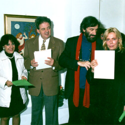 Le grandi mostre Europee di Forum Interart. Roma. Dott. Alfredo Borghini (Beni Culturali), Dott. Nicolina Bianchi (giornalista e Critico d'Arte), Mario Conti