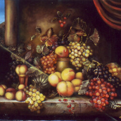 Natura Morta, olio su tela (riproduzione)