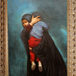 Esperienza che Scuote 1 - L'Aquila, 6 aprile 2009 (ore 3.32 il Terremoto di Magnitudo 6.3 distrugge il Capoluogo dell'Abruzzo) - Pittura ad Olio - cm 65x94 (produzione propria)