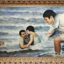 Il Tifone Haiyan delle Filippine, 2013
cm 95x65 - olio su tela
(produzione propria)