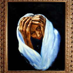 La Fame nel Mondo,2
cm 55x65 - olio su tela
(produzione propria)(anno 1997)