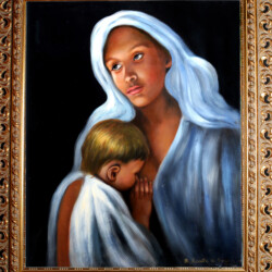 La Fame nel Mondo,3
cm 53x62 - olio su tela
(produzione propria)(anno 1997)