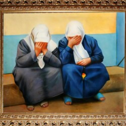 La Guerra in Nassirya,1
12 Novembre,2003 - ore 10,45 "LA GUERRA IN NASSIRIYA" (IRAQ)
cm 61x51 - olio su tela
(produzione propria)