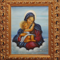 Madonna delle Grazie - 2003 - Olio su tela - cm 36x43
(riproduzione)