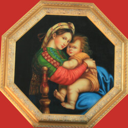 Riproduzione Madonna della Segiola - olio su tela (riproduzione)