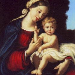Madonna con Bambino
cm.95x126 - olio su tela (riproduzione)