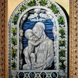 MADONNA CON BAMBINO
cm 95x126 - olio su tela
(riproduzione)