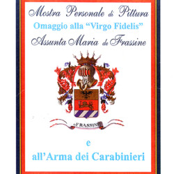 Stendardo della Mostra Personale di Pittura. "Omaggio alla Virgo Fideliis" dell'Arma dei Carabinieri. Comando Generale di Roma