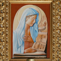 Virgo Fidelis - 2005 - Olio su tela - cm 35x50 (riproduzione)