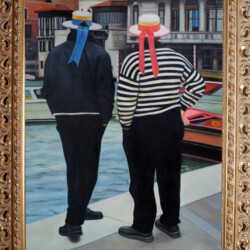 "I Gondolieri", 2006
cm 65x92 - olio su tela