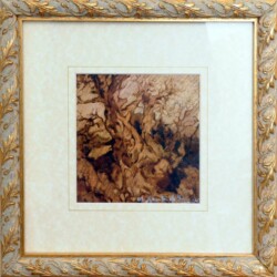 "Autunno", 1966 - Contè Marrone cm 22x23