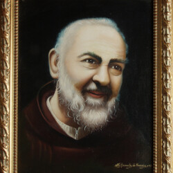 Padre Pio - 2000 - Olio su tela - cm 37x48. Presso il Museo di Pietrelcina permanente. (riproduzione)