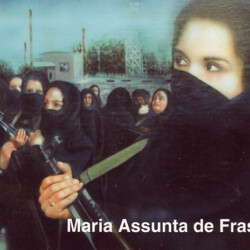 "In tutti gli Eventi di Guerra le Donne si Difendono" - Olio su tela (produzione propria)