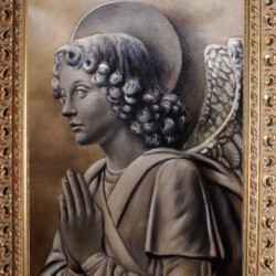 "Il Mio Angelo Custode, Consigliere e Amica Fedelissimo", 1974 - Olio su Tela cm 31x41