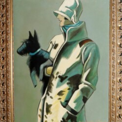 La mia Schnauzerina Eufrasia, 2011 - olio su tela (produzione propria) - cm 30x40 (produzione propria)