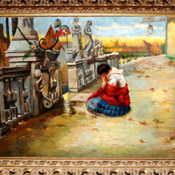 Pensieri di Gioventù
cm 95x66 - olio su tela
(produzione propria)