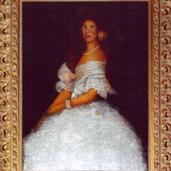 Ritratto della Poetessa Ornella Cappuccini - 24/05/2006 - Olio su tela - cm 55x75 (produzione propria)