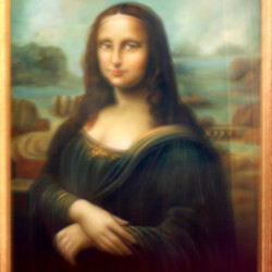 Riproduzione "La Gioconda" - olio su tela (riproduzione)