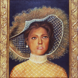 "Autoritratto" Olio su tela (produzione propria)