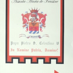 IN NOMINE PATRIS DOMINE!!!!, 2007
Basilica di Santa Maria di Collemaggio L'Aquila
cm 60x120 - olio su tela
(produzione propria)