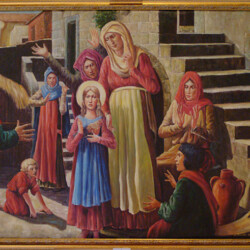 Rose per Rosa - olio su tela
Mostra di Santa Rosa da Viterbo
(produzione propria)