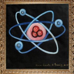 "La giocosa danza delle molecole", 2008
03
Titolo della mostra personale: "La Giocosa Danza delle Molecole" presso il Museo dei Briganti" Cellere (VT).
Olio su Tela - cm 29x27
(Produzione propria)