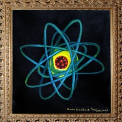 "La giocosa danza delle molecole", 2008
05
Titolo della mostra personale: "La Giocosa Danza delle Molecole" presso il Museo dei Briganti" Cellere (VT).
Olio su Tela - cm 29x27
(Produzione propria)