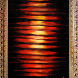 "Alta tensione", 2008
"Attrito delle molecole"
Olio su Tela - cm 41x30
(Produzione propria)